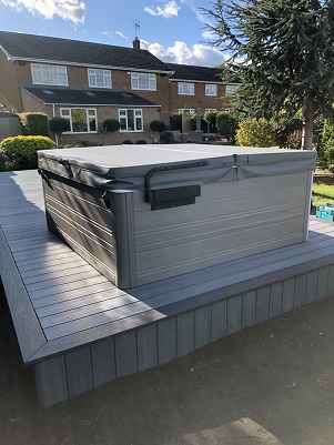 hot tub decking picture