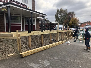 Pub Decking Yorkshire Installation Process