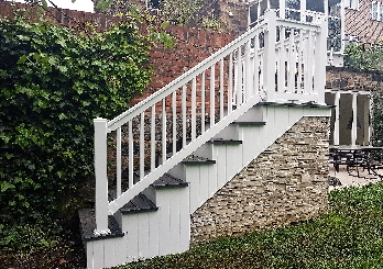 steps decking balustrading