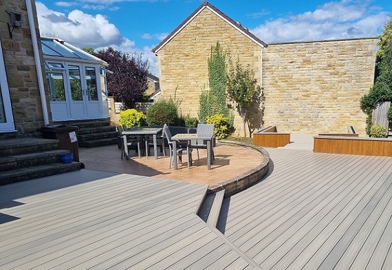 Barnsley composite decking