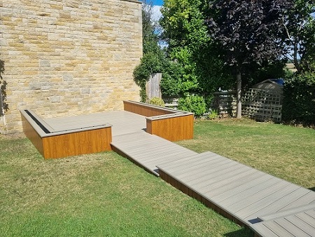 Barnsley decking install