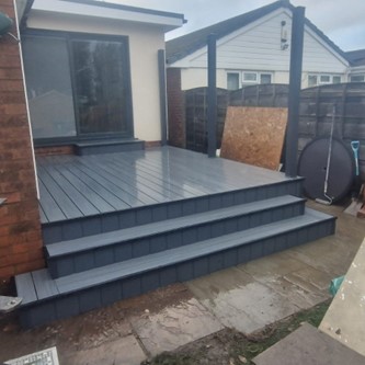 bury decking installation