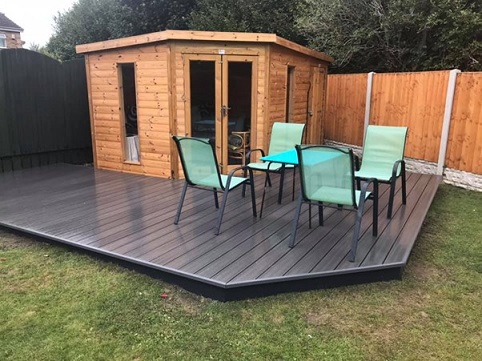 summer house decking